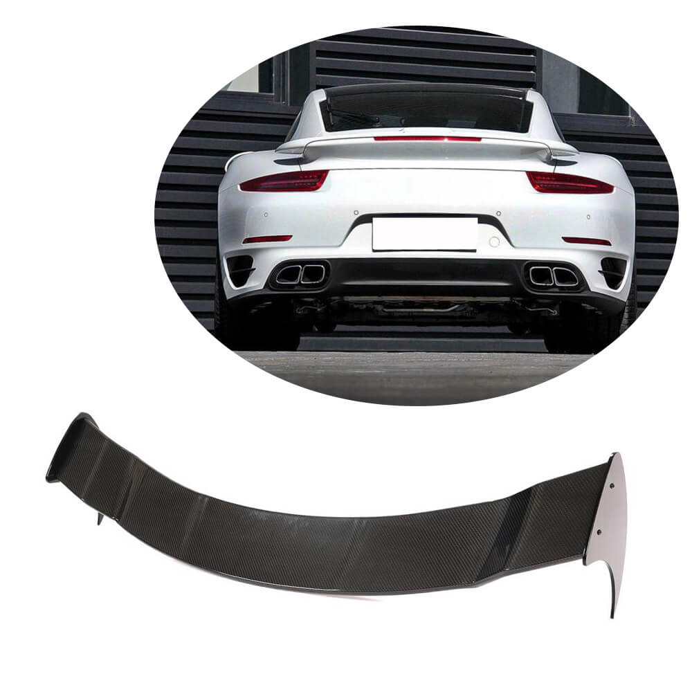 Porsche 911 Turbo (S) 2-Door 2014-2016 Rear Trunk Spoiler Dry Carbon Fiber-Ahacarbon