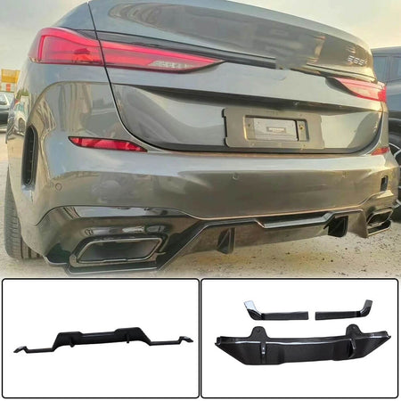 BMW 2 Series F44 M225i M235i Gran Coupe 2020+ Rear Bumper Diffuser Carbon Fiber-Ahacarbon