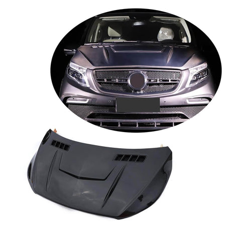 Mercedes Benz V Class W447 Vito 2016-2019 Engine Bonnet Hood Cover Carbon Fiber-Ahacarbon