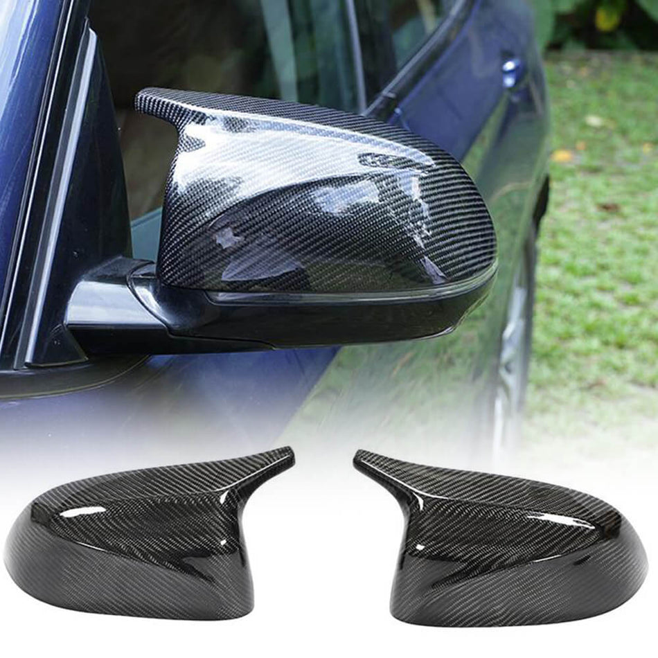 BMW X3 G01 X4 G02 X5 G05 X6 G06 X7 G07 Mirror Covers LHD Replacement Style Carbon Fiber-Ahacarbon
