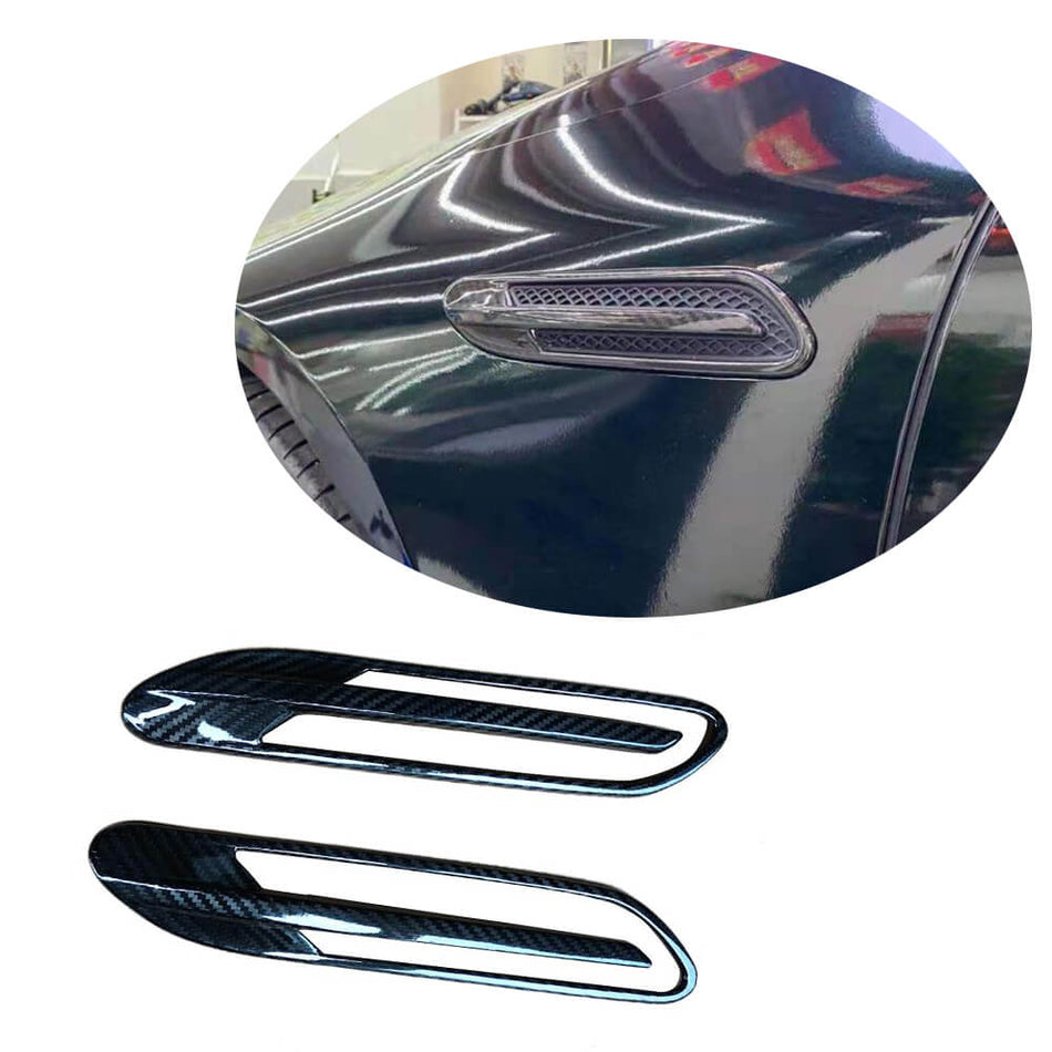 Mercedes Benz AMG GT43 GT50 GT53 GT63 S X290 Sedan 19-21 Side Air Fender Vent Covers Carbon Fiber-Ahacarbon
