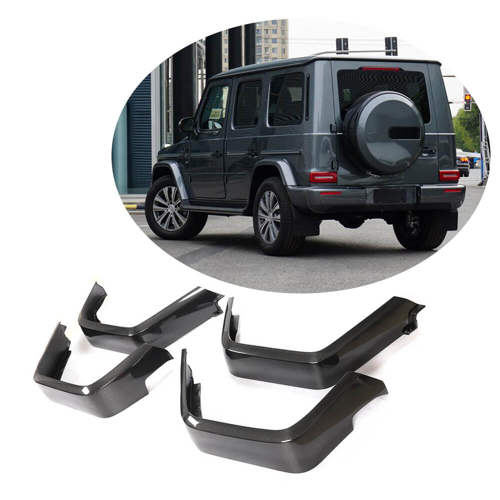Mercedes Benz W463 Base Wagon 2019UP Wheel Eyebrow Arch Trims Real Dry Carbon Fiber-Ahacarbon