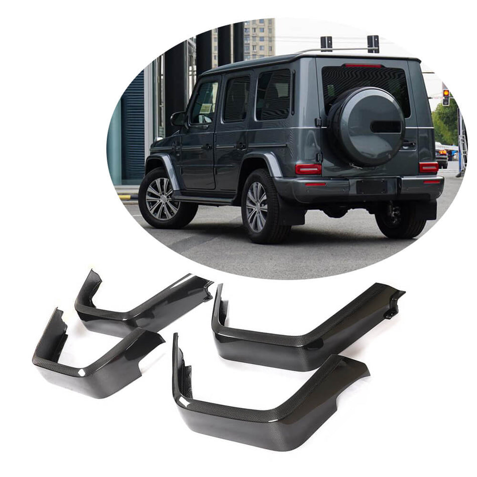 Mercedes Benz W463 Base Wagon 2019UP Wheel Eyebrow Arch Trims Real Dry Carbon Fiber-Ahacarbon
