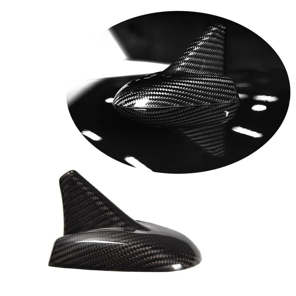 Maserati Quattroporte QP Ghibli 2014-2017 Car Shark Fin Roof Antenna Carbon Fiber-Ahacarbon