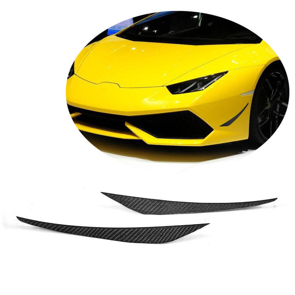 Lamborghini Huracan LP600 LP610 2014-2018 Front Bumper Vents Carbon Fiber-Ahacarbon
