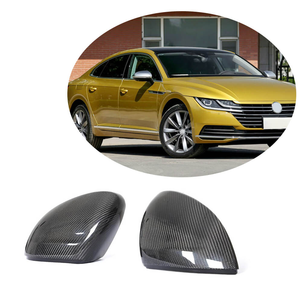 Volkswagen VW Passat CC Magotan 2019-2021 Mirror Covers Pair Carbon Fiber-Ahacarbon
