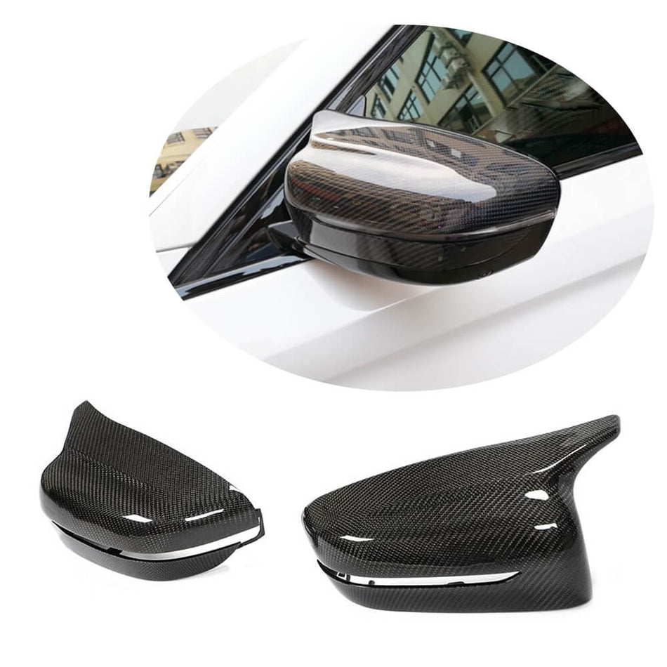BMW 3 Series G20 G21 Sedan Wagon 2019-2021 Mirror Covers RHD Carbon Fiber-Ahacarbon