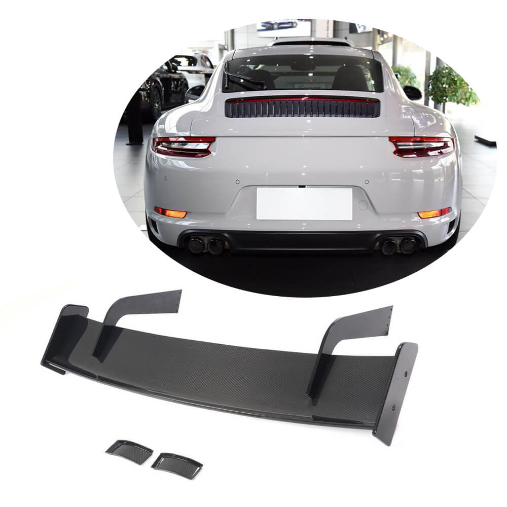 Porsche 911 (991) 991.2 GT3 (RS) Coupe 2012-2018 Rear Trunk Spoiler Dry Carbon Fiber-Ahacarbon