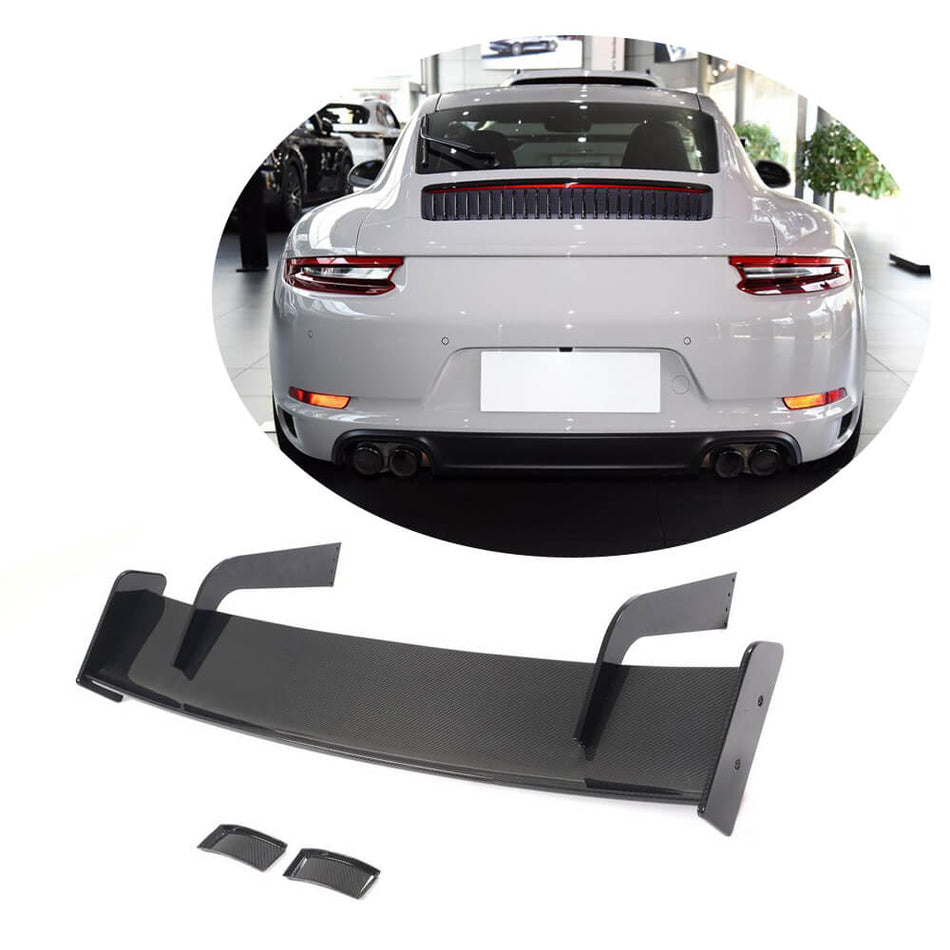 Porsche 911 (991) 991.2 GT3 (RS) Coupe 2012-2018 Rear Trunk Spoiler Dry Carbon Fiber-Ahacarbon