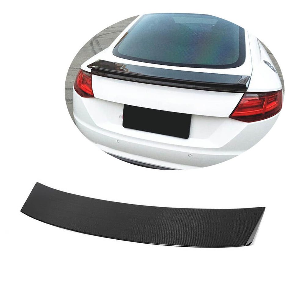 Audi TT MK3 8S 2015-2019 Rear Trunk Spoiler Carbon Fiber-Ahacarbon