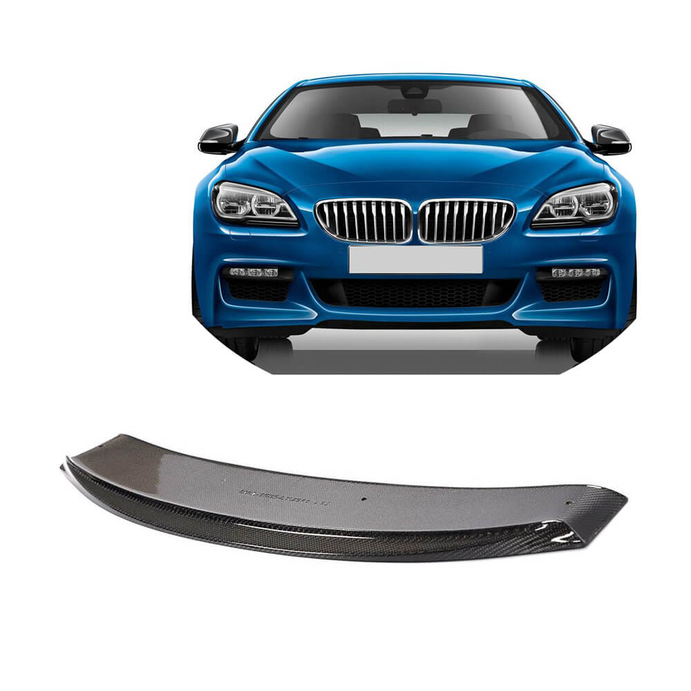 BMW 6 Series F06 F12 F13 640i 650i M Sport 2013-2018 Front Bumper Lip Carbon Fiber/FRP-Ahacarbon
