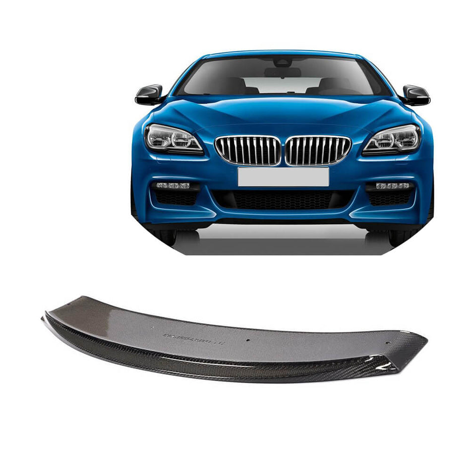 BMW 6 Series F06 F12 F13 640i 650i M Sport 2013-2018 Front Bumper Lip Carbon Fiber/FRP-Ahacarbon