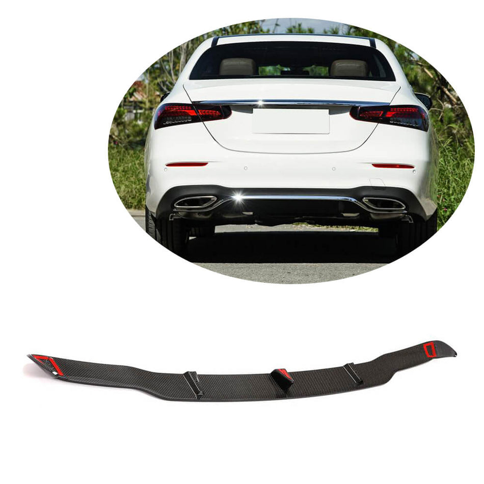 Mercedes Benz W213 Sport Sedan 2020UP Rear Bumper Diffuser Carbon Fiber-Ahacarbon