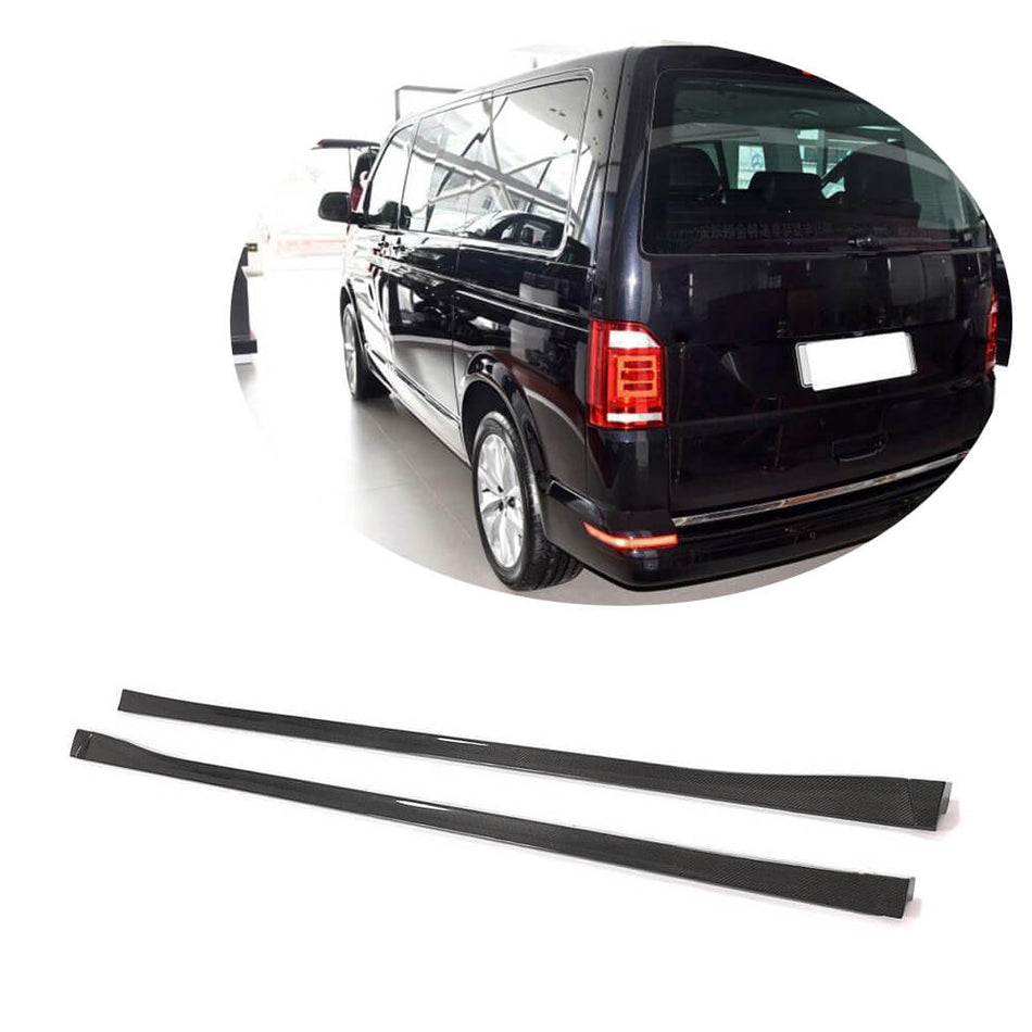 Volkswagen VW Multivan Transporter T6 2015-2020 Side Skirts Carbon Fiber-Ahacarbon