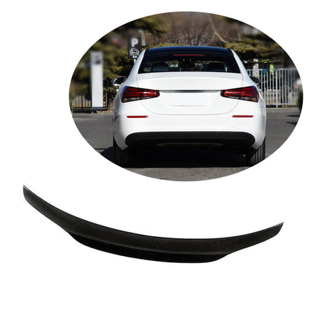 Mercedes Benz A Class (W177) V177 2019UP Rear Trunk Spoiler Carbon Fiber-Ahacarbon