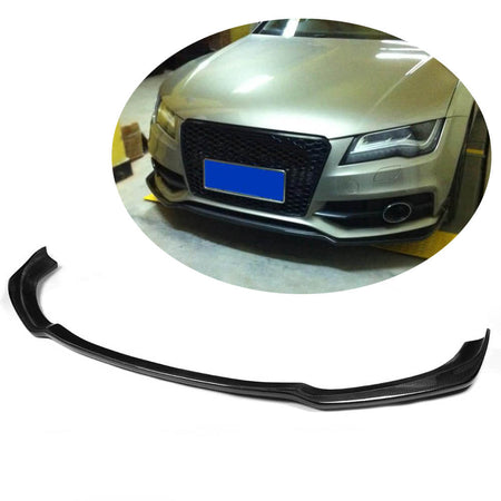Audi S7 A7 Sline C7 2013-2015 Front Bumper Lip Carbon Fiber-Ahacarbon