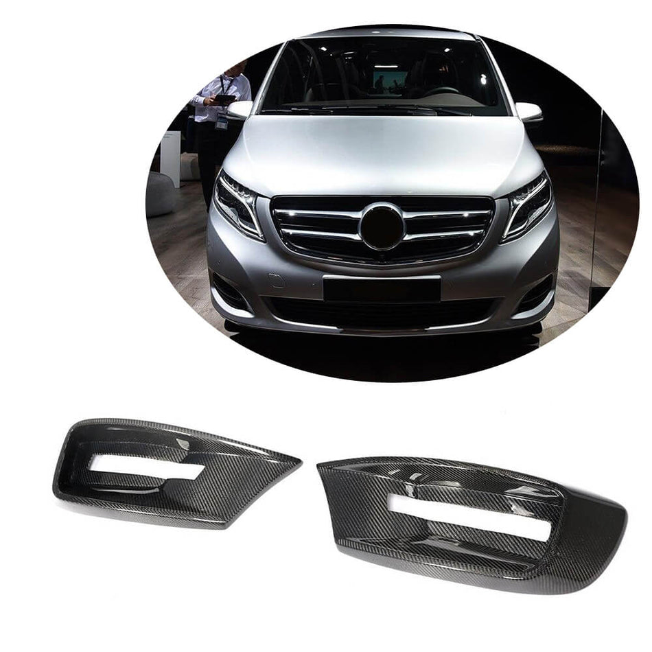 Mercedes Benz W447 Vito 2016-2019 Front Bumper Vents Carbon Fiber-Ahacarbon