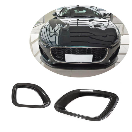 Jaguar F-TYPE Base 2021UP Side Air Vents Dry Carbon Fiber-Ahacarbon