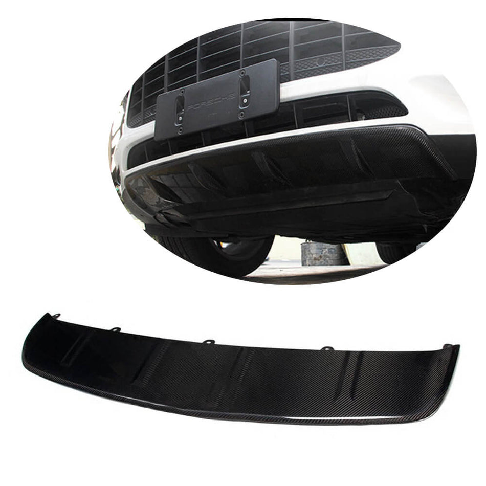 Porsche Macan Base 2014-2017 Front Bumper Lower Lip Carbon Fiber-Ahacarbon