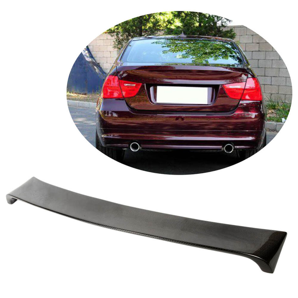 BMW 3 Series E92 M3 Coupe 2006-2013 Rear Roof Spoiler Carbon Fiber-Ahacarbon