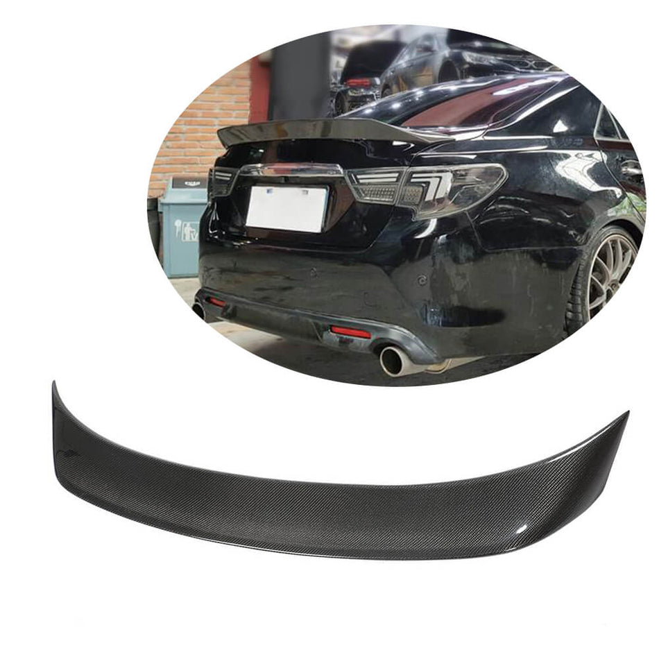 Toyota Mark X/Reiz 2011-2017 Rear Trunk Spoiler Carbon Fiber-Ahacarbon