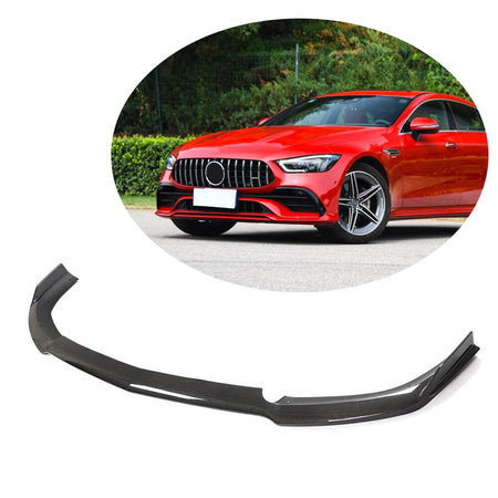 Mercedes Benz AMG GT43 GT50 GT53 2019UP Front Bumper Lip Carbon Fiber-Ahacarbon