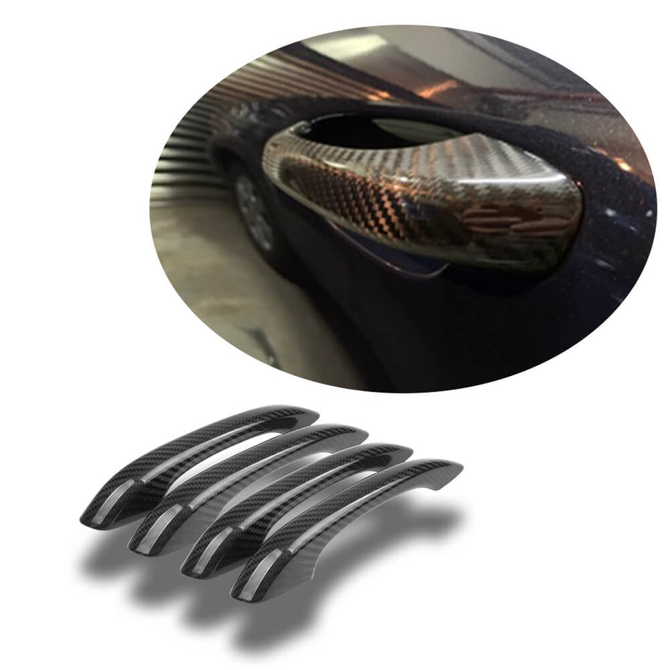 Porsche Macan 2018-2020 Door Handle Cover Trim Carbon Fiber-Ahacarbon