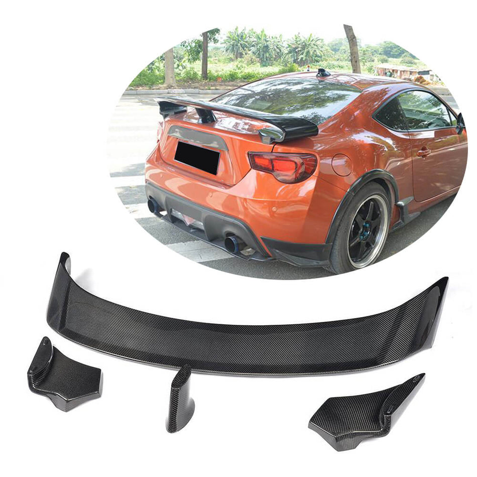 Subaru BRZ 2013-2020 Toyota GT86 FT86 2016-2020 Scion FR-S 2012-2016 Rear Trunk Spoiler Carbon Fiber-Ahacarbon