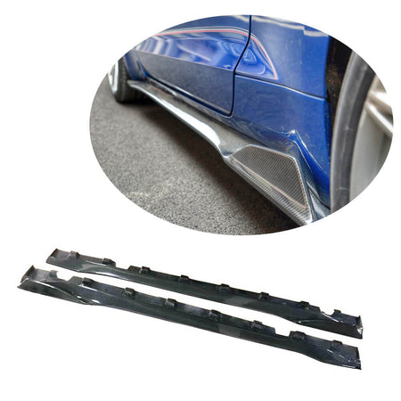 Ford Mustang V8 GT 2018-2020 Side Skirts Carbon Fiber-Ahacarbon