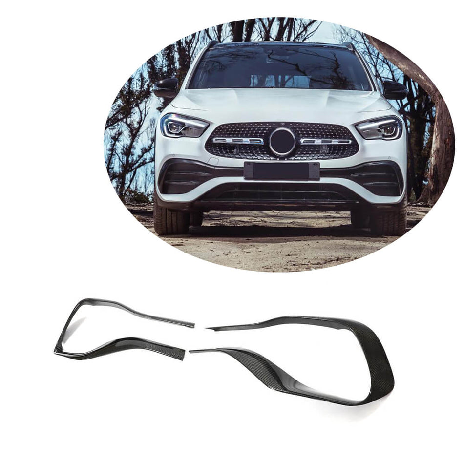 Mercedes Benz H247 Sport GLA35 GLA45 AMG SUV 2020-2021 Front Bumper Vents Carbon Fiber-Ahacarbon