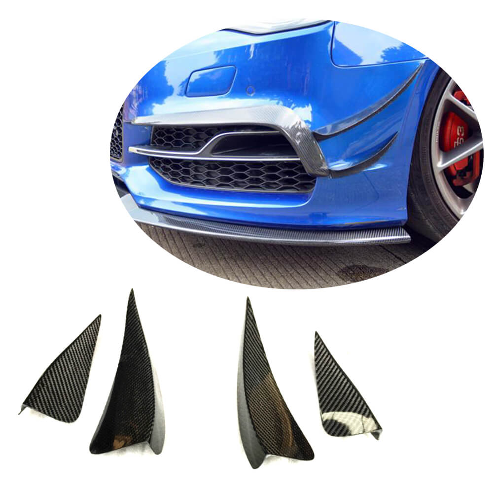 Audi S3 A3 8V Sline Sedan 2014-2016 Front Bumper Vents Carbon Fiber-Ahacarbon