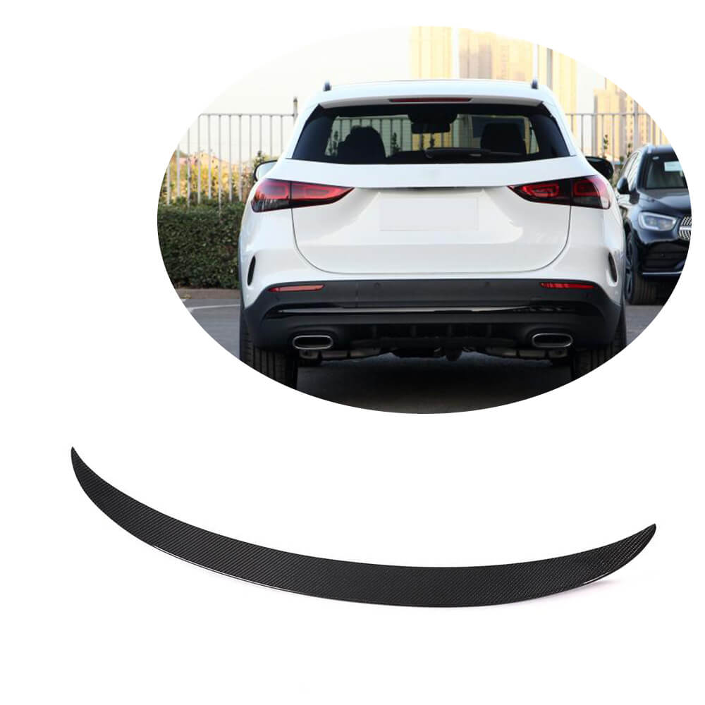 Mercedes Benz H247 GLA200 GLA250 GLA35 AMG 2020UP Rear Roof Spoiler Carbon Fiber-Ahacarbon