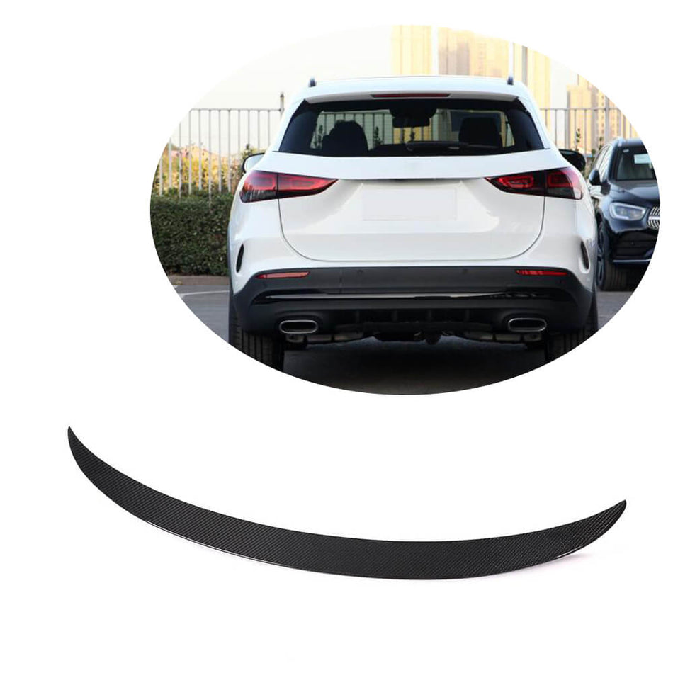 Mercedes Benz H247 GLA200 GLA250 GLA35 AMG 2020UP Rear Roof Spoiler Carbon Fiber-Ahacarbon