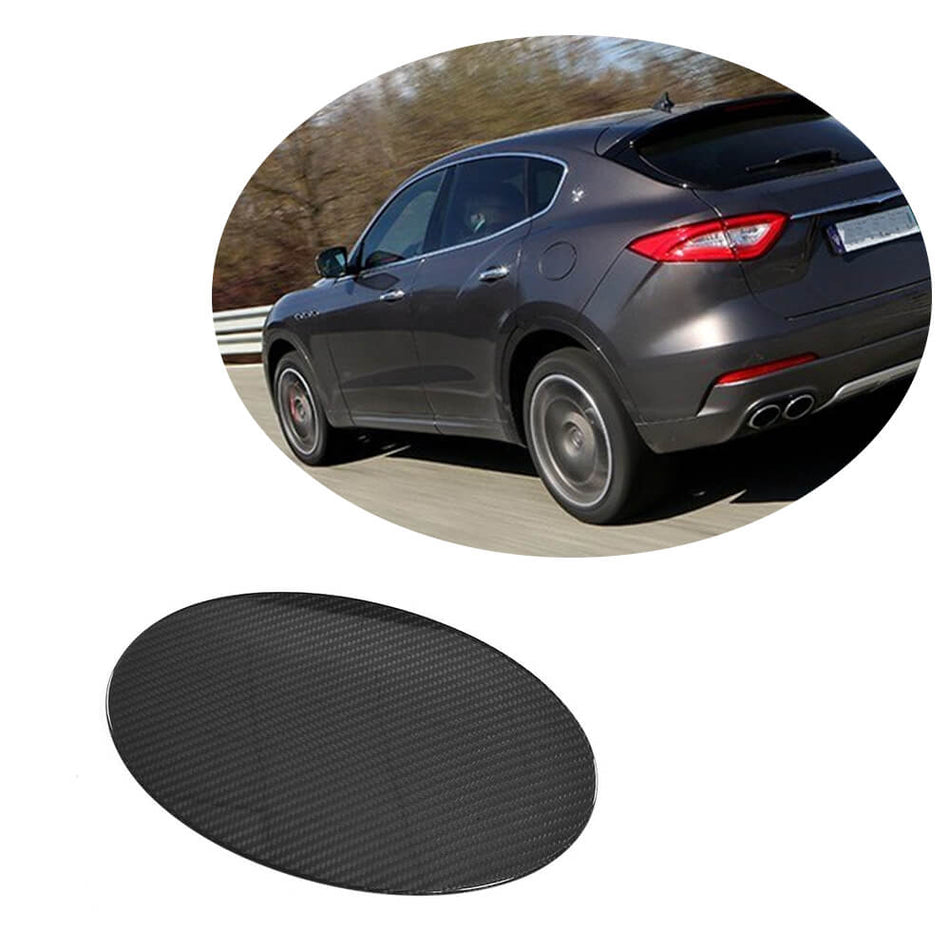 Maserati Levante Sport Utility 2016-2020 Tank Cup Cover Carbon Fiber-Ahacarbon