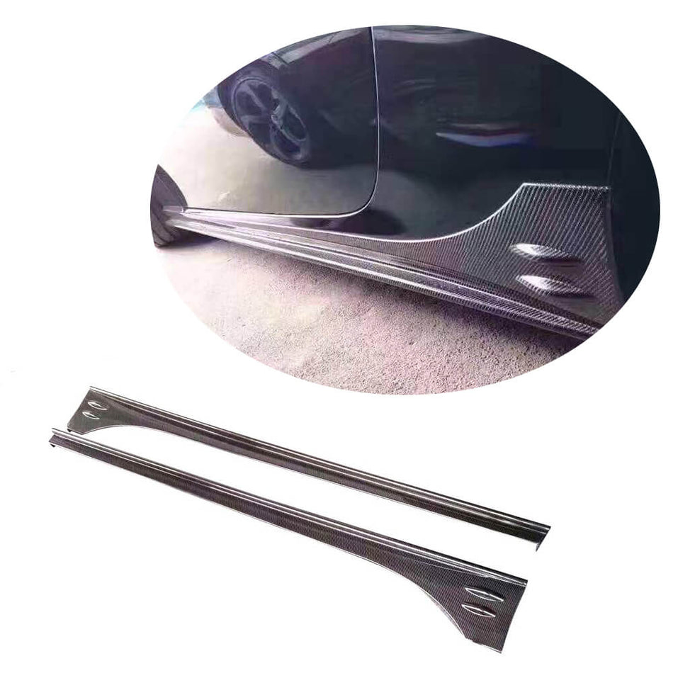 Subaru BRZ Toyota GT86 FT86 Scion FR-S 2016-2020 Side Skirts Carbon Fiber-Ahacarbon