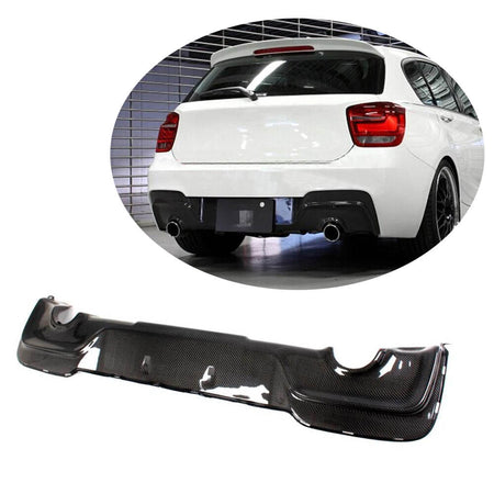 BMW 1 Series F20 M135i Pre-LCI 2012-2015 Rear Bumper Diffuser Carbon Fiber-Ahacarbon