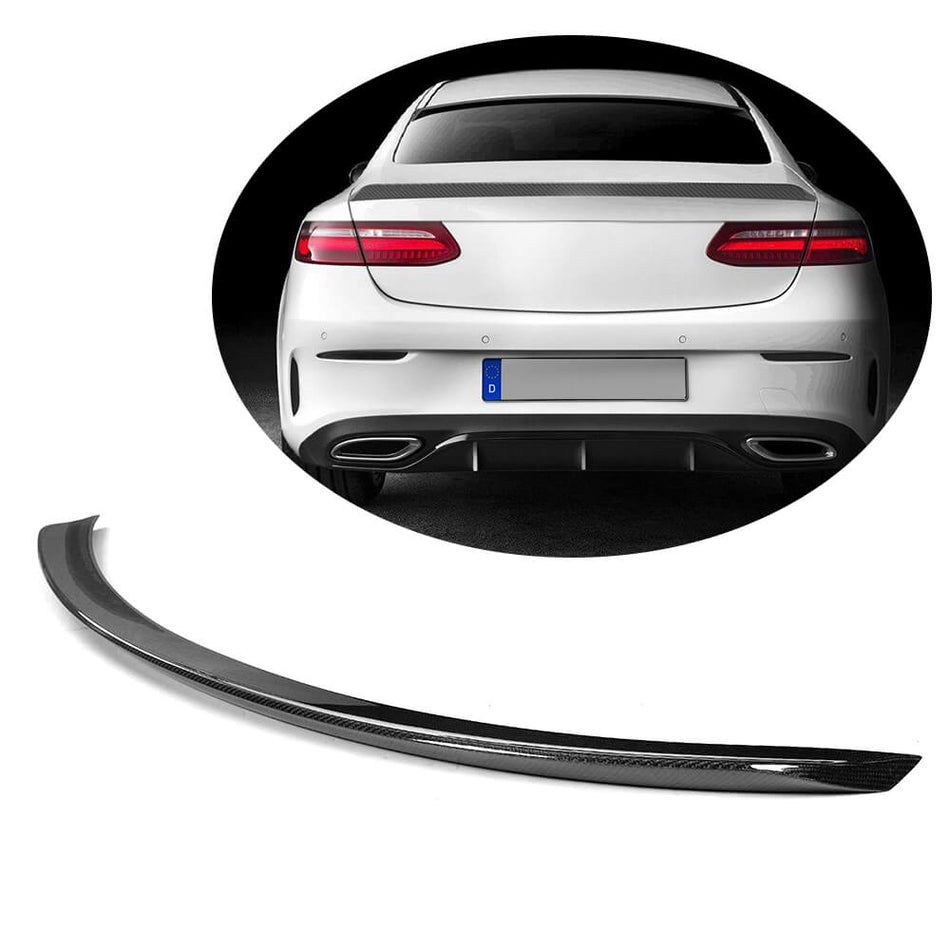 Mercedes Benz E Class (W238) C238 Coupe 2017-2021 Rear Trunk Spoiler Carbon Fiber-Ahacarbon