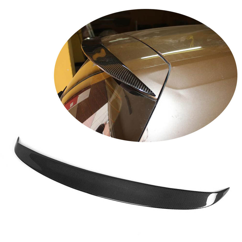 Volkswagen VW Golf 7 7.5 MK7 MK7.5 Standard/R-Line 2014-2019 Rear Roof Spoiler Carbon Fiber-Ahacarbon