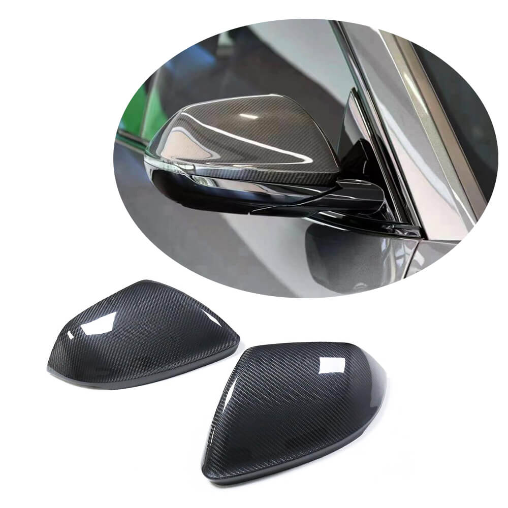 Lamborghini Urus Audi Q8 2018-2021 Mirror Covers Dry Carbon Fiber-Ahacarbon