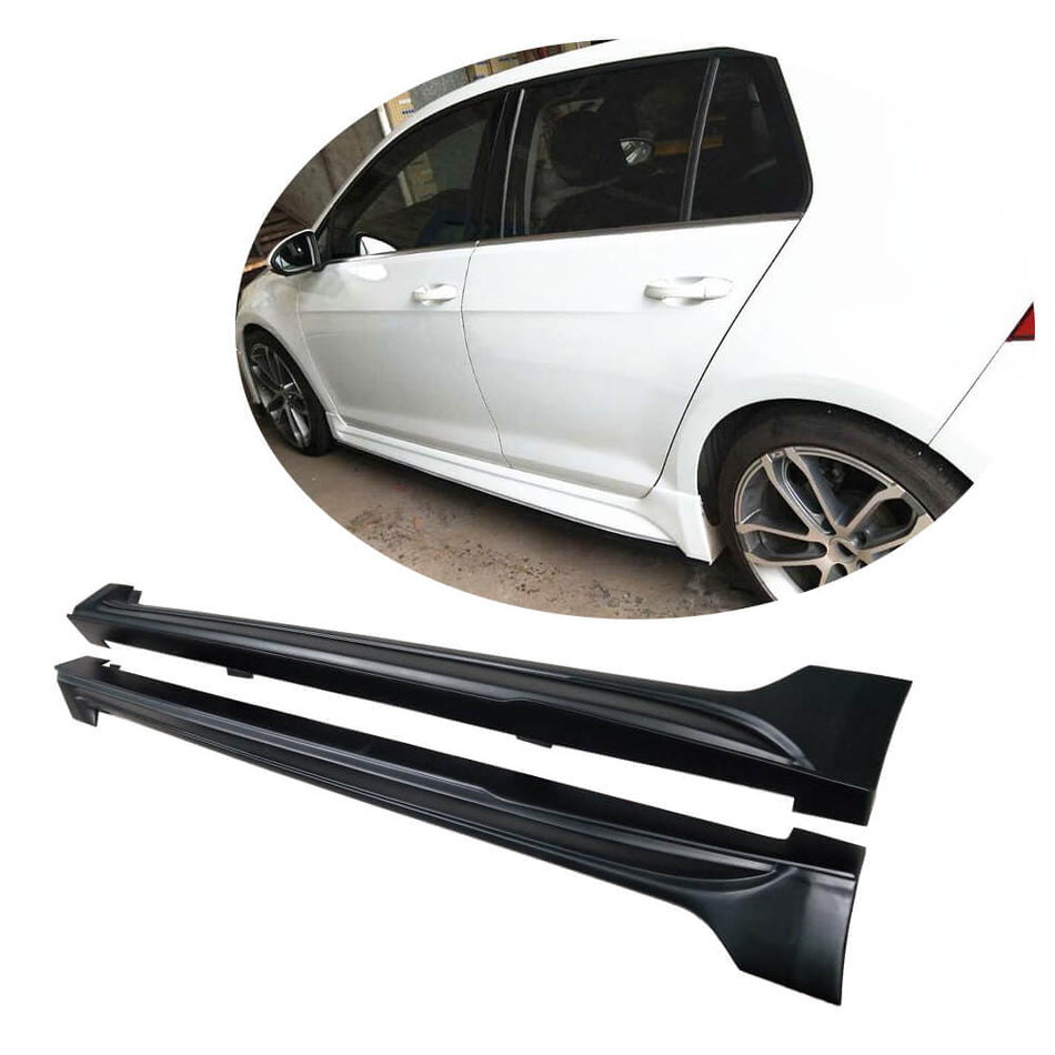 Volkswagen VW Golf 7 MK7 Base 2014-2016 Side Skirts Carbon Fiber-Ahacarbon