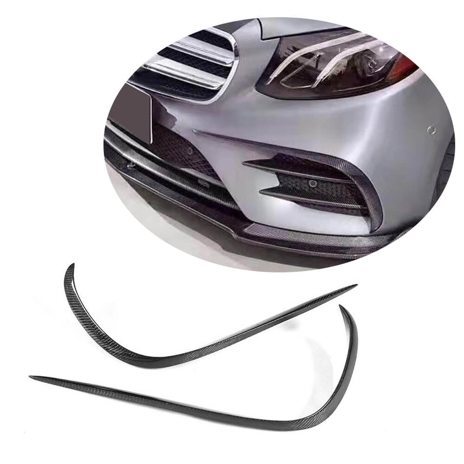 Mercedes Benz W213 Sport E43 AMG 2017-2019 Front Bumper Vents Carbon Fiber-Ahacarbon