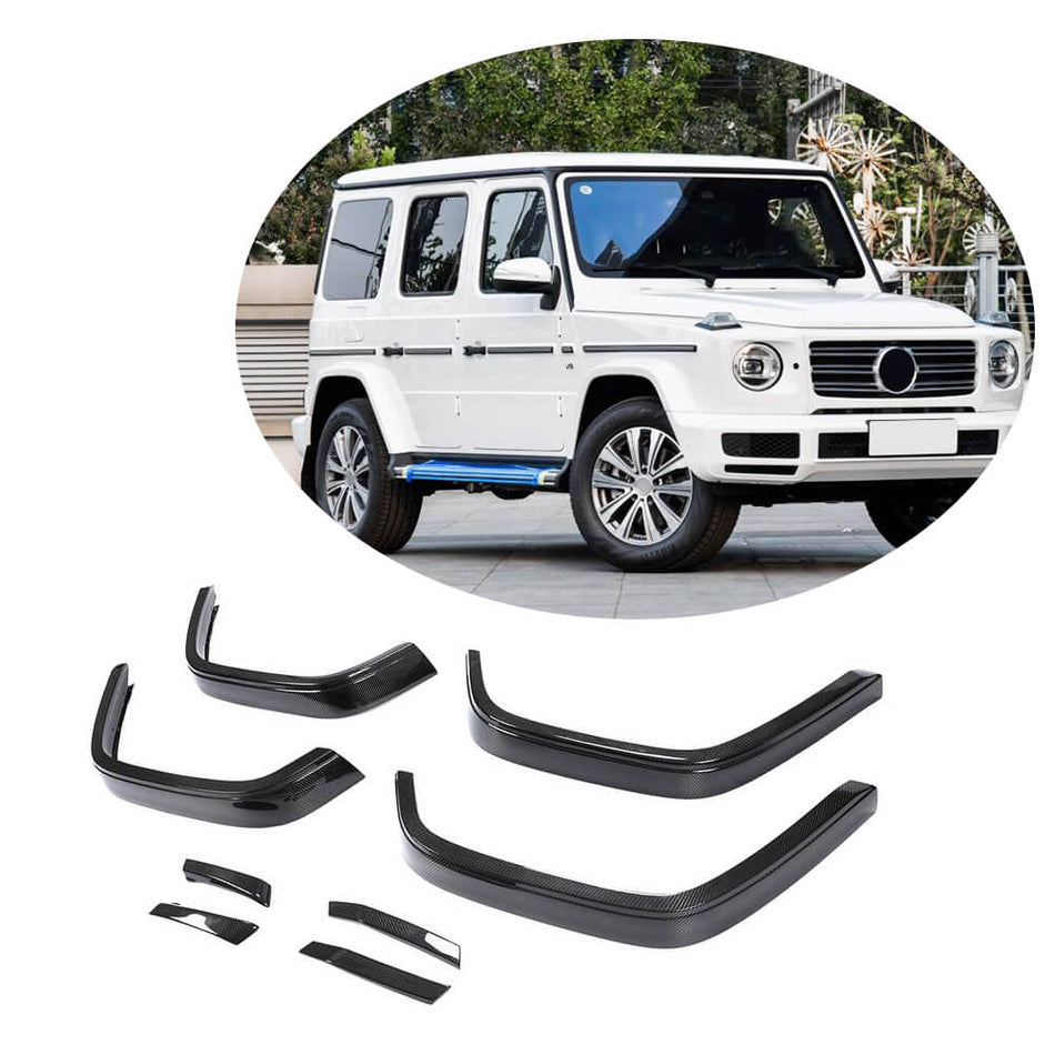 Mercedes Benz W463 Wagon 2019UP Wheel Eyebrow Arch Trims Carbon Fiber-Ahacarbon