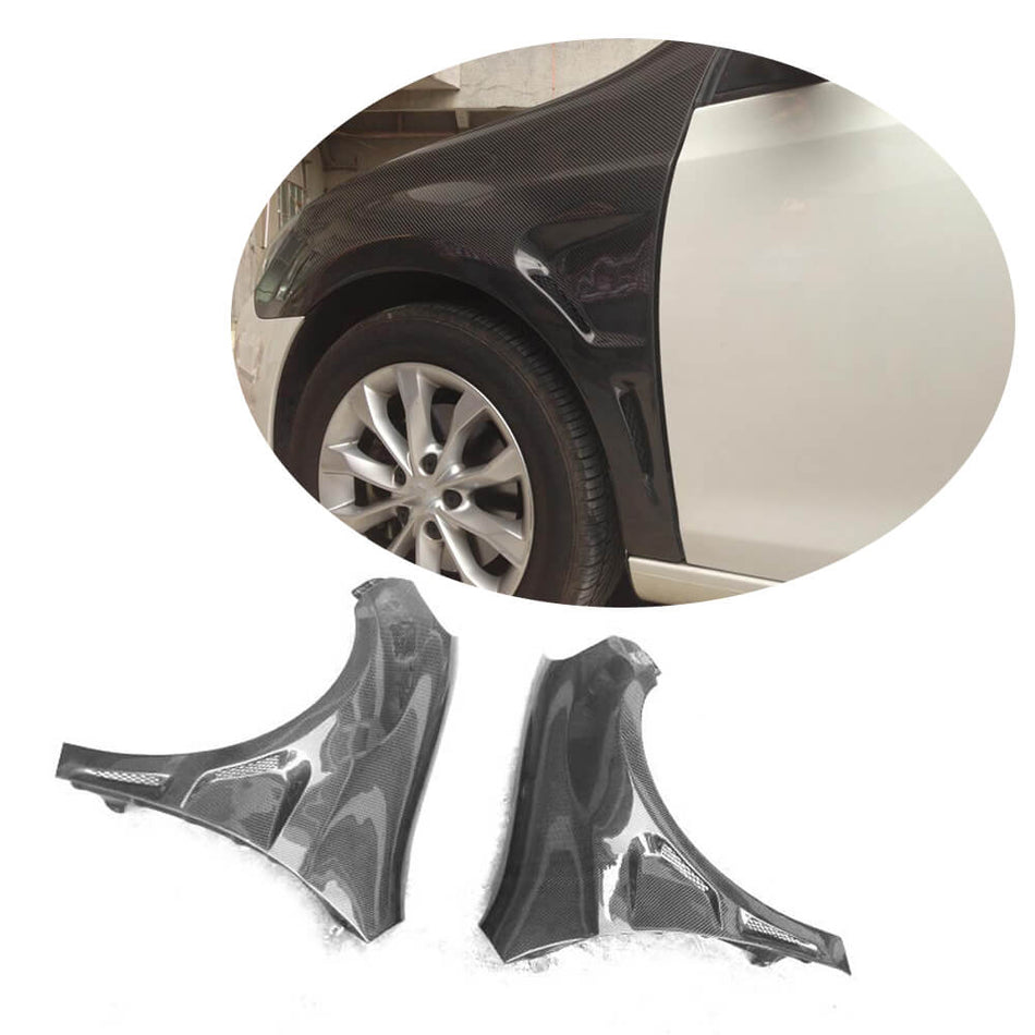 Volkswagen VW Golf 6 VI MK6 GTI R/R20 Hatchback 2010-2014 Side Vent Air Fender Vents Carbon Fiber-Ahacarbon