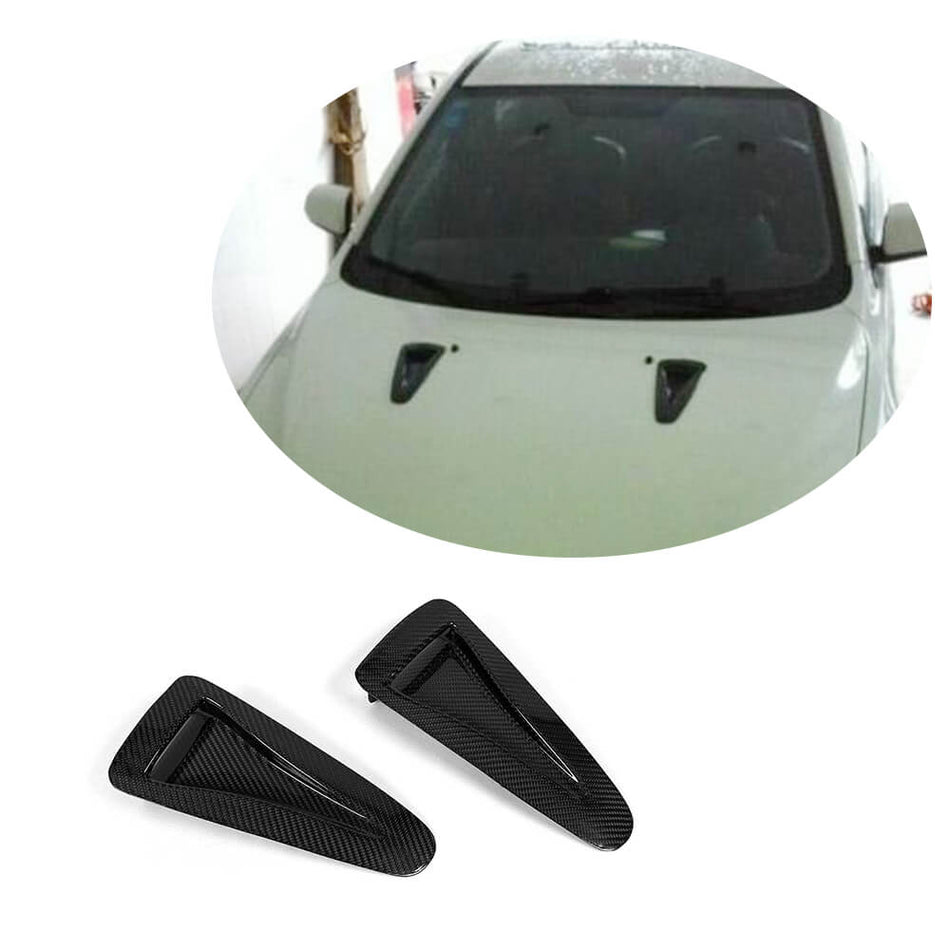 Nissan GTR R35 Coupe 2012-2013 Engine Hood Air Vent Cover Carbon Fiber-Ahacarbon