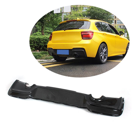 BMW 1 Series F20 125i M Sport Pre-LCI 2012-2015 Rear Bumper Diffuser Carbon Fiber-Ahacarbon