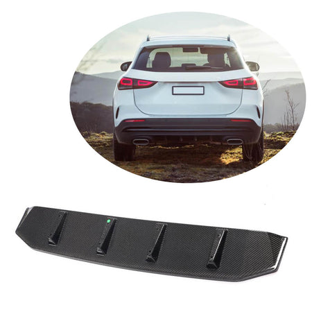 Mercedes Benz H247 GLA250 Sport Utility 2020-2021 Rear Bumper Diffuser Carbon Fiber-Ahacarbon