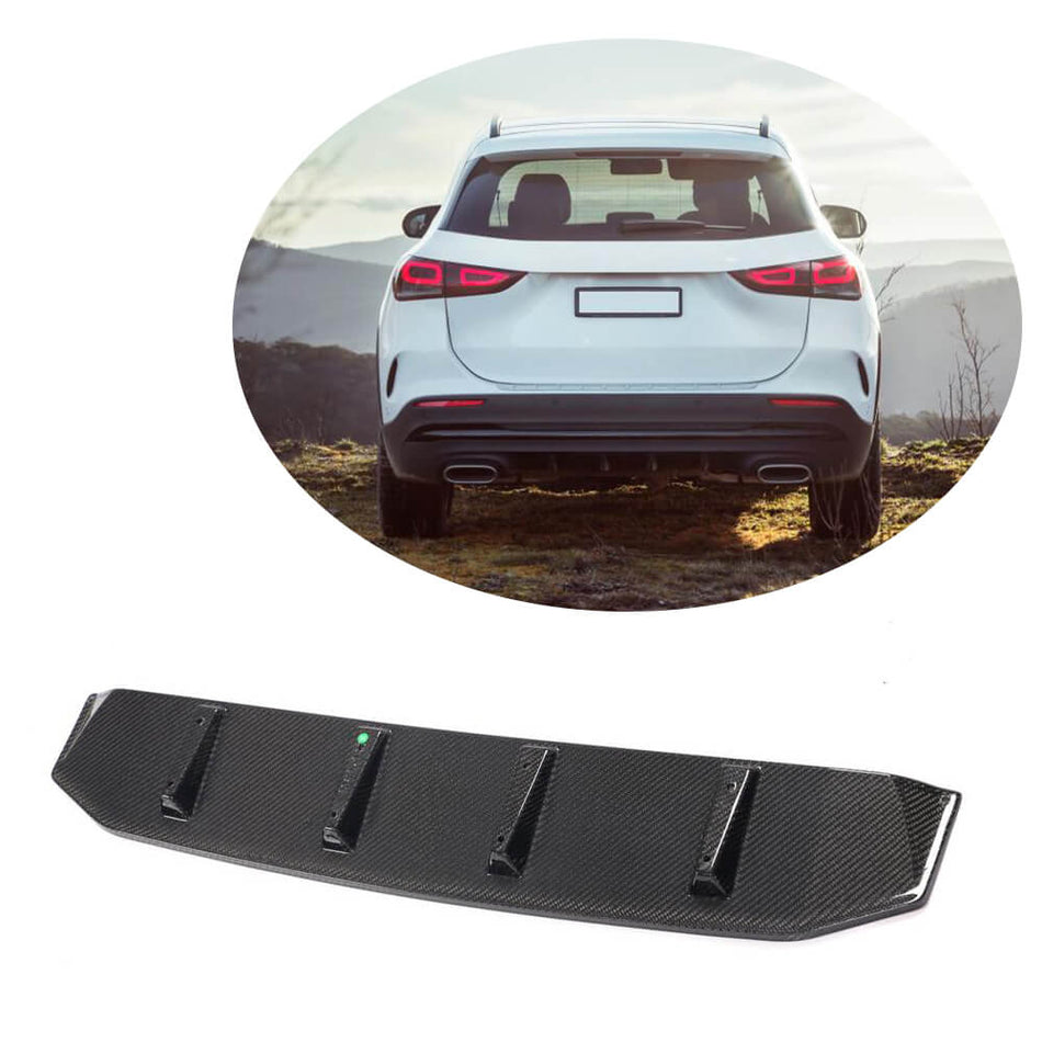 Mercedes Benz H247 GLA250 Sport Utility 2020-2021 Rear Bumper Diffuser Carbon Fiber-Ahacarbon