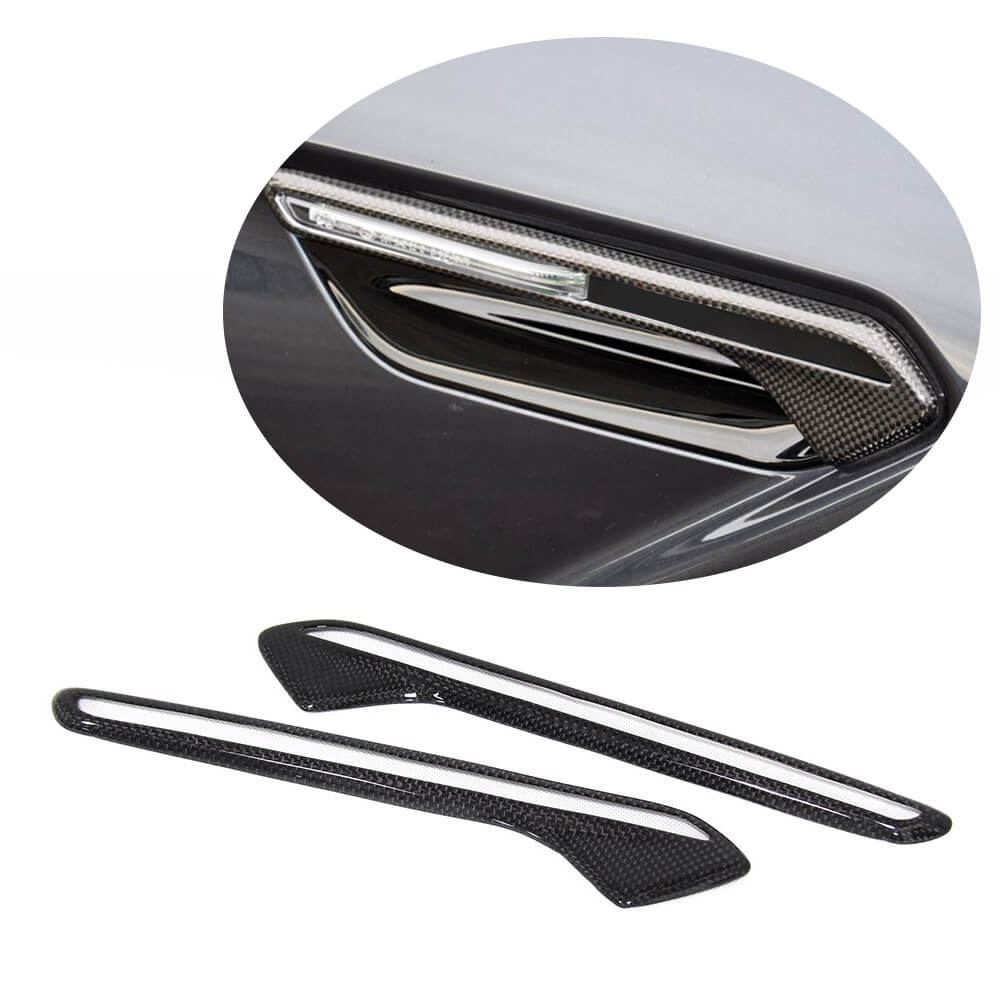 BMW 6 Series F06 F12 F13 M6 2013-2018 Side Air Fender Vent Dry Carbon Fiber-Ahacarbon