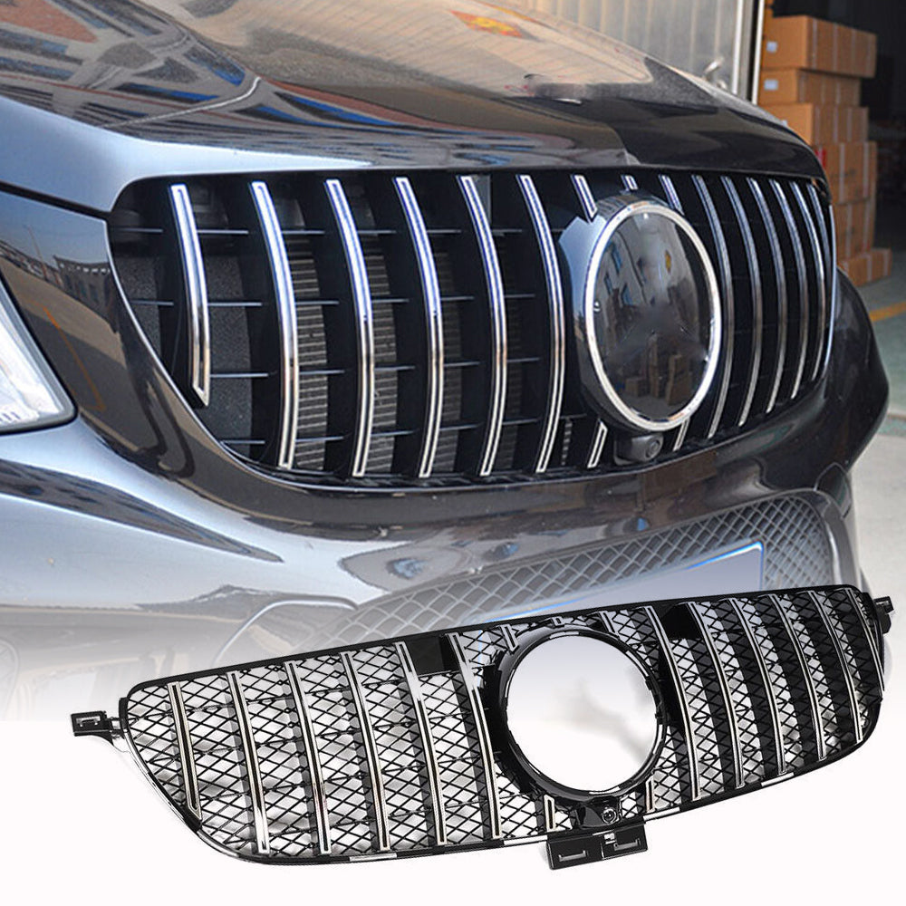 Mercedes Benz GLE Class W292 W166 GTGLE350 GLE400 GLE43 GLE63 AMG 2015-2018 Front Grille ABS-Ahacarbon
