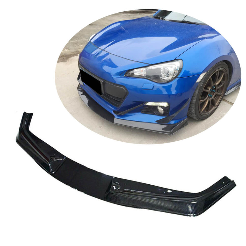 Toyota GT86 FT86 Coupe 2013-2016 Front Bumper Lip Carbon Fiber-Ahacarbon